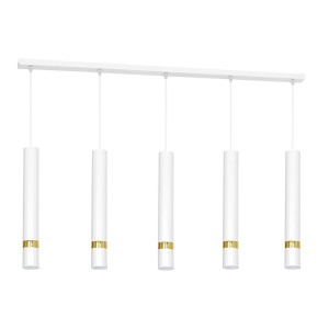 Lampa wisząca JOKER WHITE/GOLD 5xGU10 MILAGRO                   