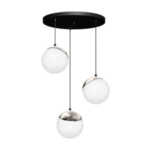 Lampa wisząca SFERA 3xE14 chrom II MILAGRO                                