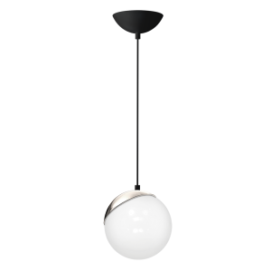 Lampa wisząca SFERA BLACK/CHROME 1xE27 60W MILAGRO                                 