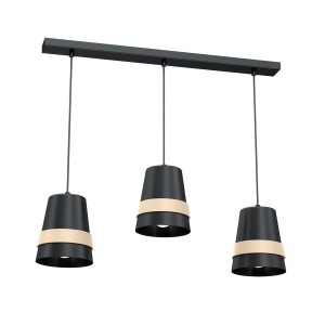 Lampa wisząca VENEZIA BLACK 3xE27 II MILAGRO                     