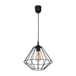 Lampa wisząca COLIN BLACK 1xE27 MILAGRO                      