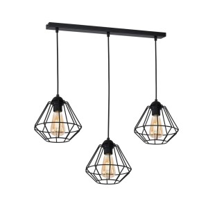 Lampa wisząca COLIN BLACK 3xE27 MILAGRO                       