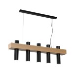 Lampa wisząca WEST BLACK 5xGU10 MILAGRO                        