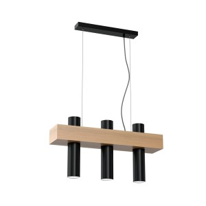 Lampa wisząca WEST BLACK 3xGU10 MILAGRO                         