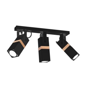 Oprawa sufitowa VIDAR BLACK 3xGU10 MILAGRO                           
