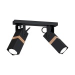 Oprawa sufitowa VIDAR BLACK 2xGU10 MILAGRO                            