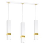 Lampa wisząca VIDAR WHITE/GOLD 3xGU10 MILAGRO                  