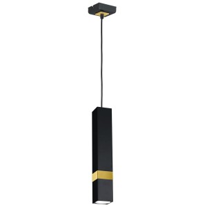 Lampa wisząca VIDAR BLACK/GOLD 1xGU10 MILAGRO                             