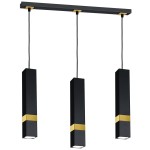Lampa wisząca VIDAR BLACK/GOLD 3xGU10 MILAGRO                    