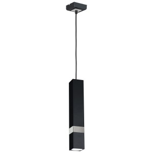Lampa wisząca VIDAR BLACK/CHROME 1xGU10 MILAGRO               