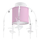 Lampa sufitowa BALETNICA PINK 1xE27 MILAGRO                   