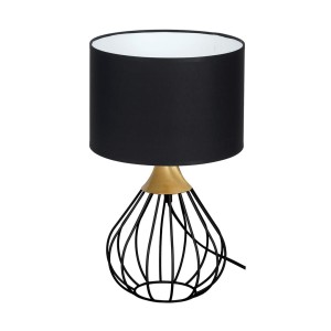 Lampa stołowa KANE BLACK 1xE27 MILAGRO                 