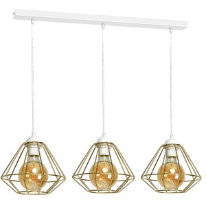 Lampa wisząca LUPO WHITE/GOLD 3xE27 MILAGRO                  