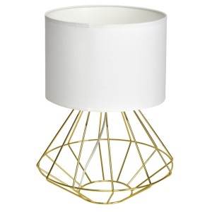 Lampa stołowa LUPO WHITE/GOLD 1xE27 MILAGRO                        