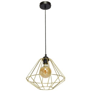 Lampa wisząca LUPO BLACK/GOLD 1xE27 MILAGRO                 