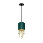 Lampa ALMERIA GREEN/GOLD 1xE27 MILAGRO                  