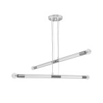 Lampa wisząca BASTONE WHITE/CHROME 4xE14 MILAGRO           