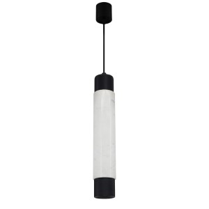 Lampa wisząca MARBLE WHITE/BLACK 1xGU10  MILAGRO              