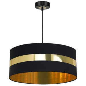 Lampa wisząca PALMIRA BLACK/GOLD 1xE27 6OW MILAGRO                    