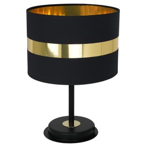 Lampa stołowa PALMIRA BLACK/GOLD 1xE27 6OW MILAGRO        