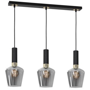 Lampa wisząca ROMA BLACK 3xE27 MILAGRO          