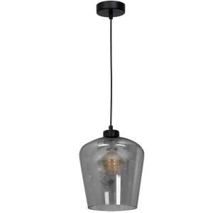 Lampa wisząca SANTIAGO SMOKED 1xE27 MILAGRO                      
