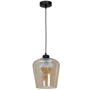 Lampa wisząca SANTIAGO AMBER 1xE27 MILAGRO                       