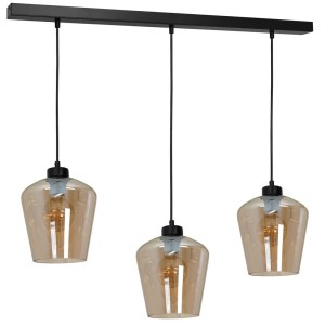 Lampa wisząca SANTIAGO AMBER 3xE27 MILAGRO                        