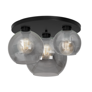 Lampa sufitowa SOFIA SMOKED 3xE27 MILAGRO                       