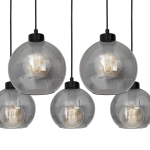 Lampa wisząca SOFIA SMOKED 5xE27 MILAGRO                             