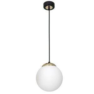 Lampa wisząca SPARTA BLACK/GOLD 1xE27 MILAGRO                        
