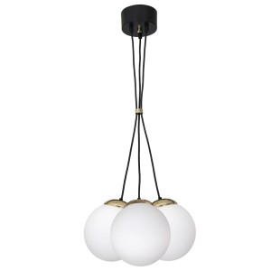 Lampa wisząca SPARTA BLACK/GOLD 3xE27 II MILAGRO                  