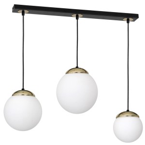 Lampa wisząca SPARTA BLACK/GOLD 3xE27 III MILAGRO                
