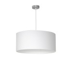 Lampa wisząca CASINO WHITE/CHROME 1xE27 MILAGRO               