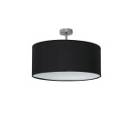 Lampa sufitowa CASINO BLACK/CHROME 1xE27 MILAGRO               