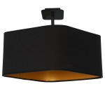 Lampa sufitowa NAPOLI BLACK/GOLD 1xE27 MILAGRO           