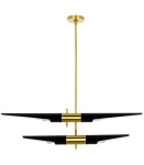 Lampa wisząca APOLLO 2 czarna KING HOME            