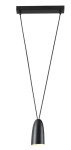 Lampa wisząca SISTEMA czarna I MAXLIGHT   