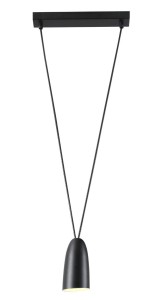 Lampa wisząca SISTEMA czarna I MAXLIGHT   