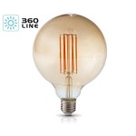 Żarówka LED FG125 E27 7W biała ciepła 360 Line