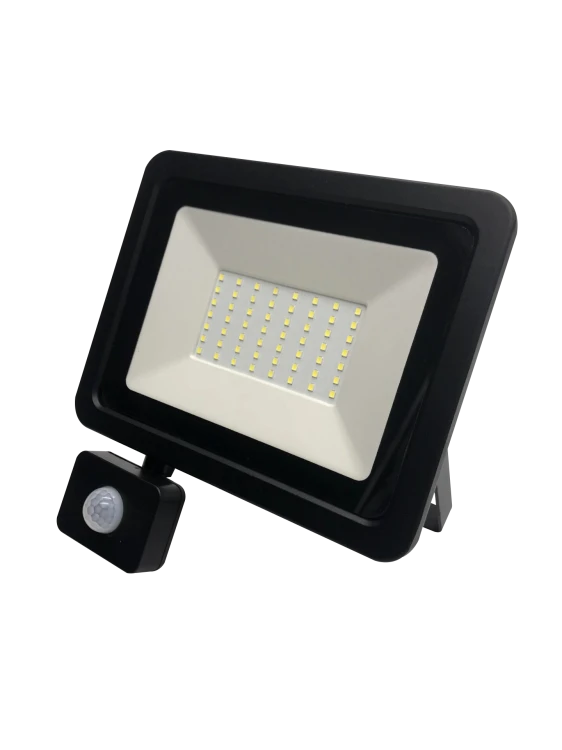 Naświetlacz LED SLIM 50W PIR
