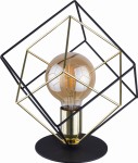 Lampa stołowa ALAMBRE czarna/złota TK LIGHTING   