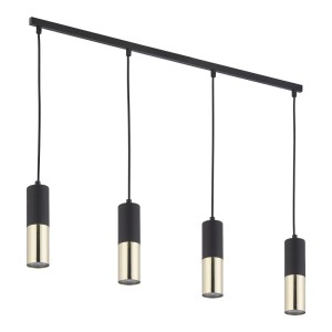 Lampa wisząca ELIT 4 czarna/złota II TK LIGHTING                  