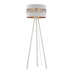 Lampa podłogowa TAGO biały/złoty TK LIGHTING        