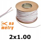 Przewód montażowy 2x100mm² biały