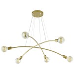 Lampa wisząca HELIX złota TK LIGHTING           