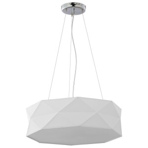 Lampa wisząca KANTOOR biała/chrom TK LIGHTING            