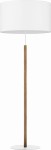 Lampa podłogowa DEVA biała/sosna TK LIGHTING    