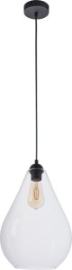 Lampa wisząca FUENTE czarna/transparentna TK LIGHTING     