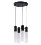 Lampa wisząca LOOK 4 czarna/grafit TK LIGHTING    
